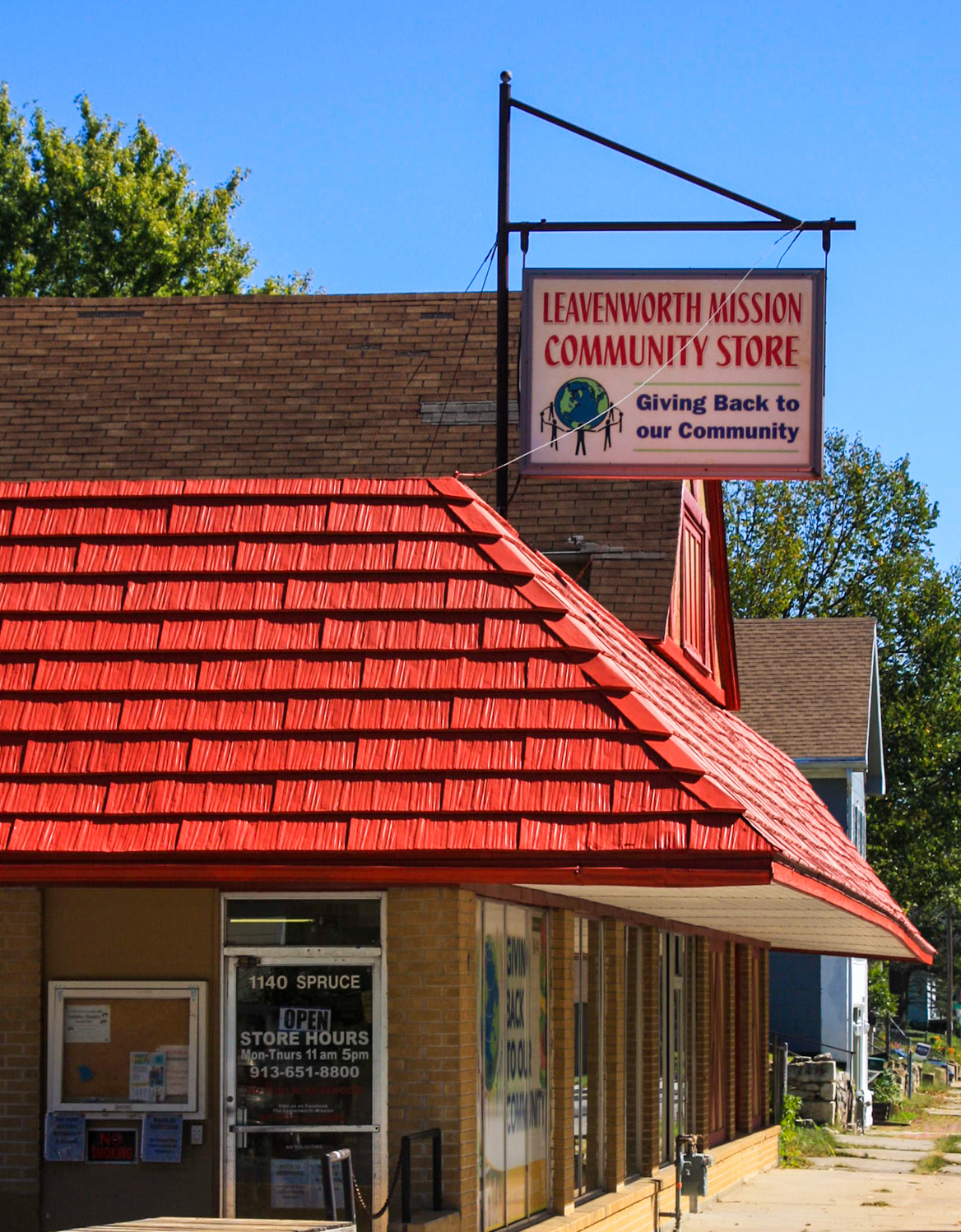 The Leavenworth Mission Community Store and Food Pantry Store Front