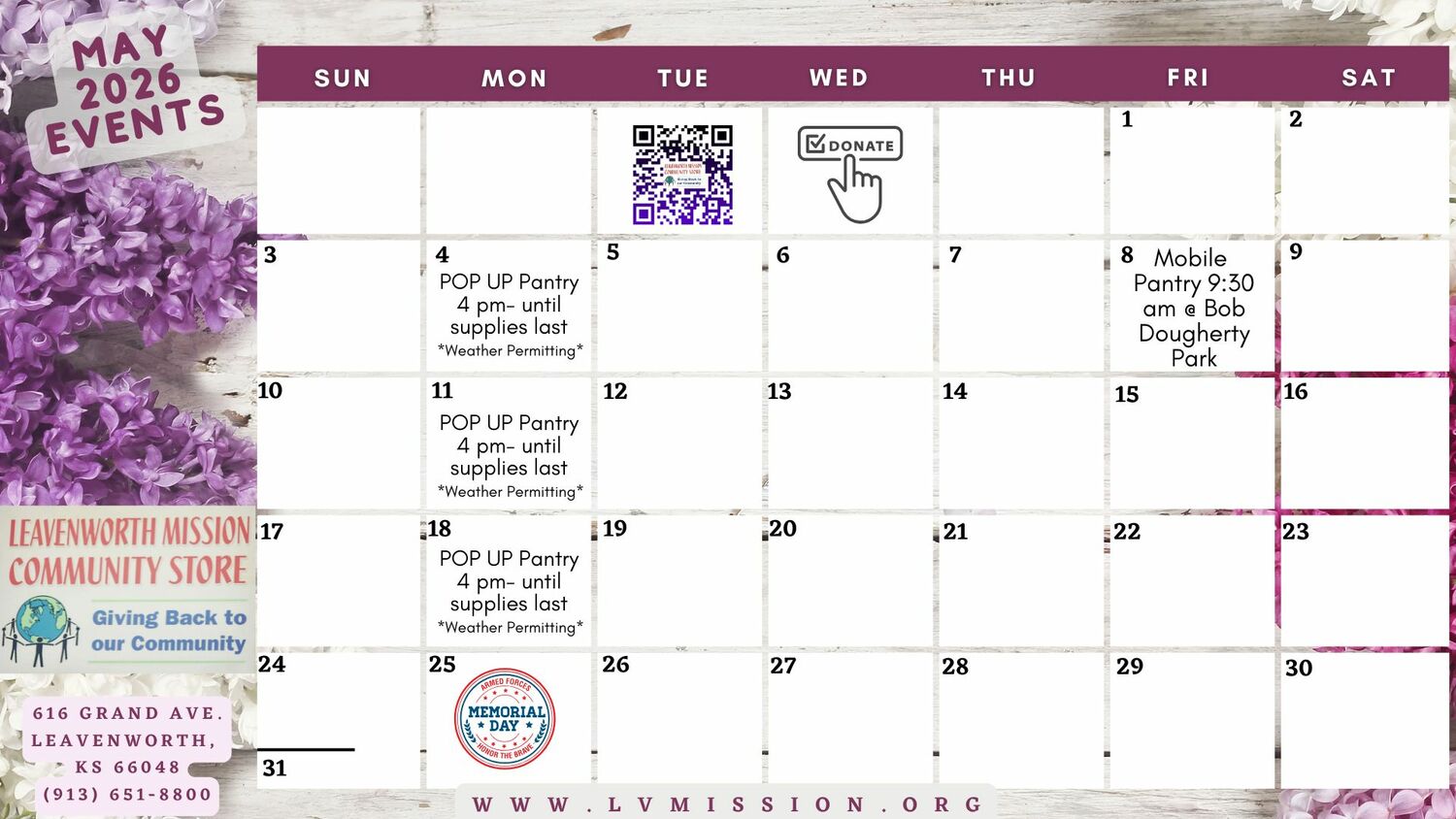 June Calendar